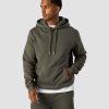 Miehet ICIW Pitkahihaiset Paidat | Everyday Hoodie Side Logo Men Khaki Green