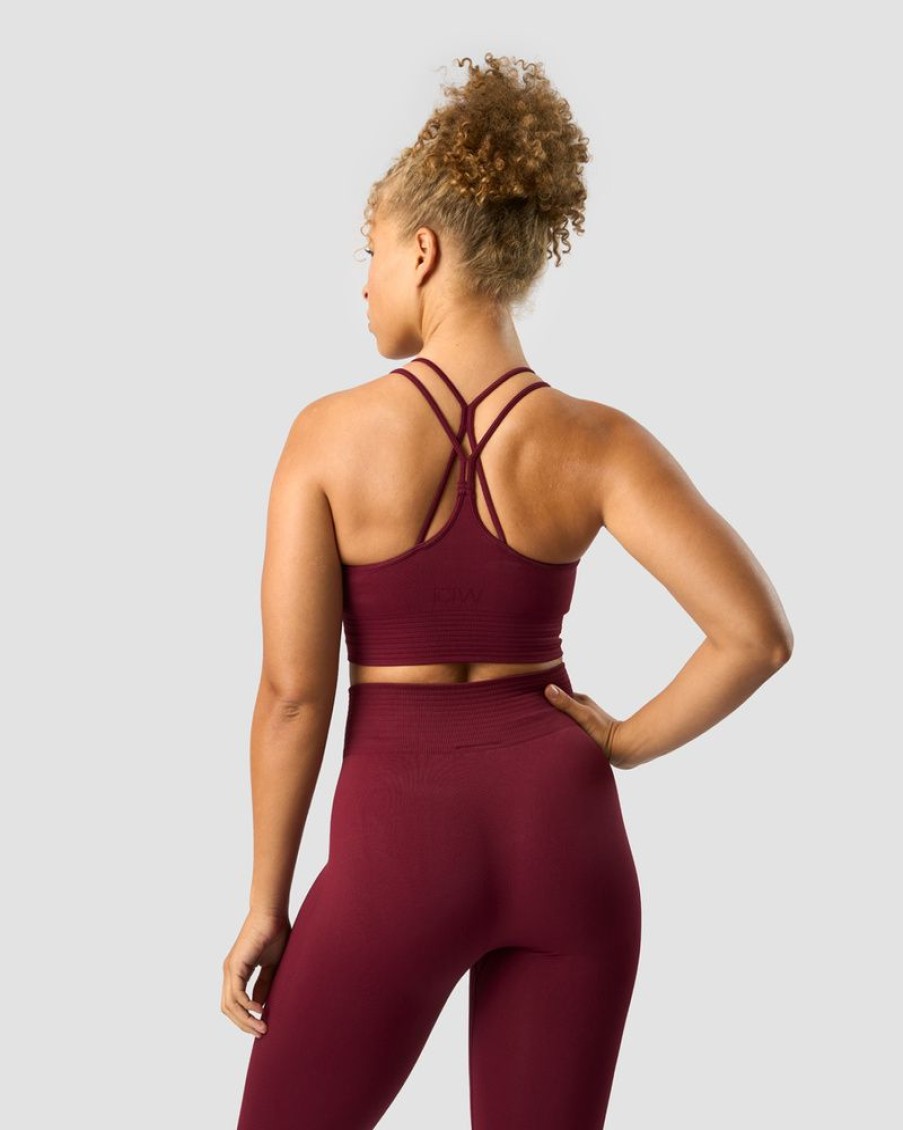 Naiset ICIW Urheiluliivit | Define Seamless Sports Bra Burgundy