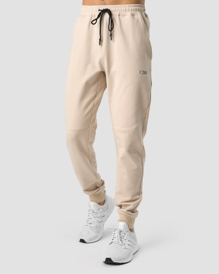 Miehet ICIW Housut | Stride Sweat Pants Men Beige