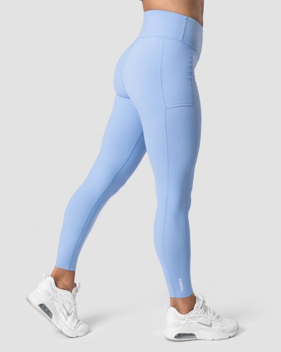 Naiset ICIW Trikoot & Leggingsit | Training Tights Sky Blue Wmn