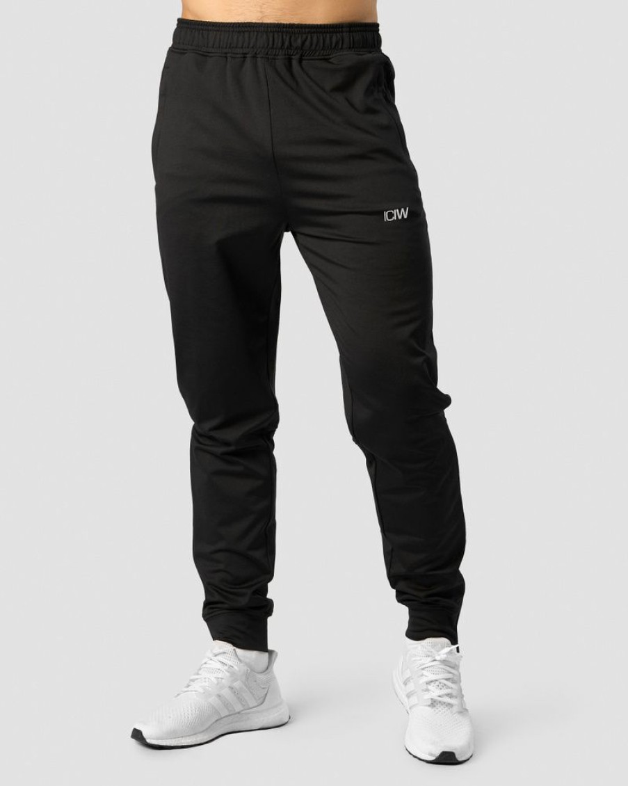 Miehet ICIW Housut | Smash Padel Warm Up Pants Black