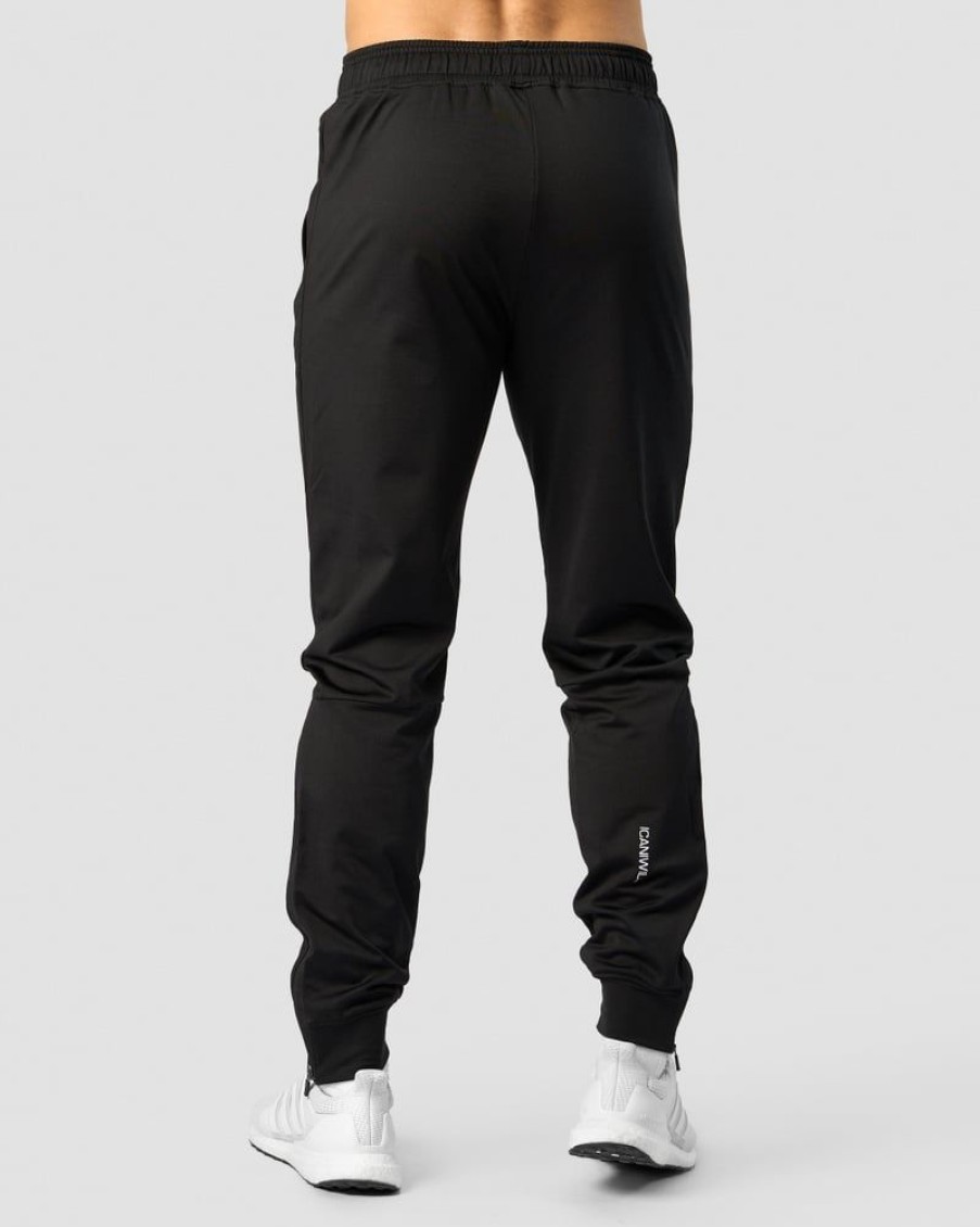 Miehet ICIW Housut | Smash Padel Warm Up Pants Black