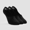 Naiset ICIW Sukat | Invisible Socks 3-Pack Black