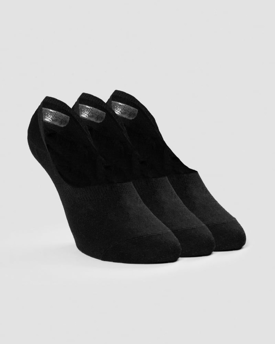 Naiset ICIW Sukat | Invisible Socks 3-Pack Black