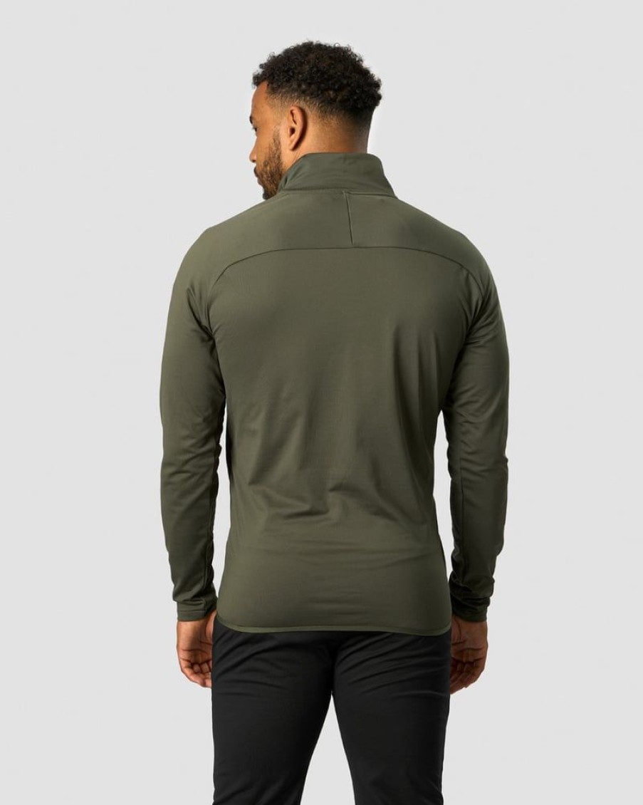 Miehet ICIW Pitkahihaiset Paidat | Ultimate Training 1/4 Zip Green