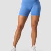 Naiset ICIW Seamless | Ribbed Define Seamless Pocket Shorts Pacific Blue