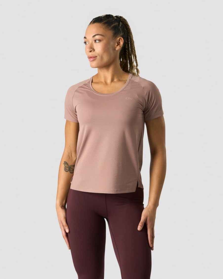 Naiset ICIW T-Paidat | Stride T-Shirt Wmn Light Mauve