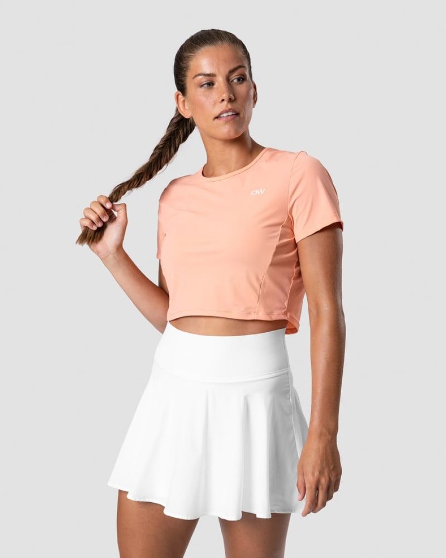 Naiset ICIW T-Paidat | Training Cropped T-Shirt Coral