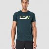 Miehet ICIW T-Paidat | Training Mesh T-Shirt Vivid Green Melange Men