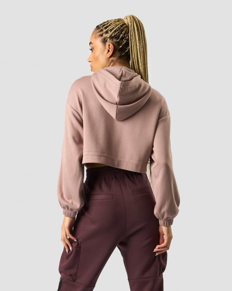 Naiset ICIW Pitkahihaiset Paidat | Stance Cropped Hoodie Wmn Light Mauve