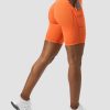 Naiset ICIW Shortsit | Scrunch V-Shape Pocket Biker Shorts Orange