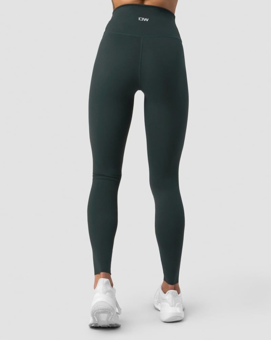 Naiset ICIW Trikoot & Leggingsit | Nimble Tights Dark Green