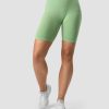 Naiset ICIW Seamless | Ribbed Define Seamless Biker Shorts Wmn Spring Green