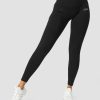 Naiset ICIW Trikoot & Leggingsit | Ribbed Define Seamless Pocket Tights Black