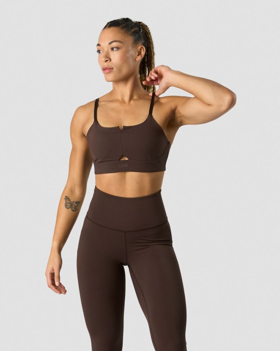 Naiset ICIW Urheiluliivit | Stride Strappy Sportsbra Dark Brown