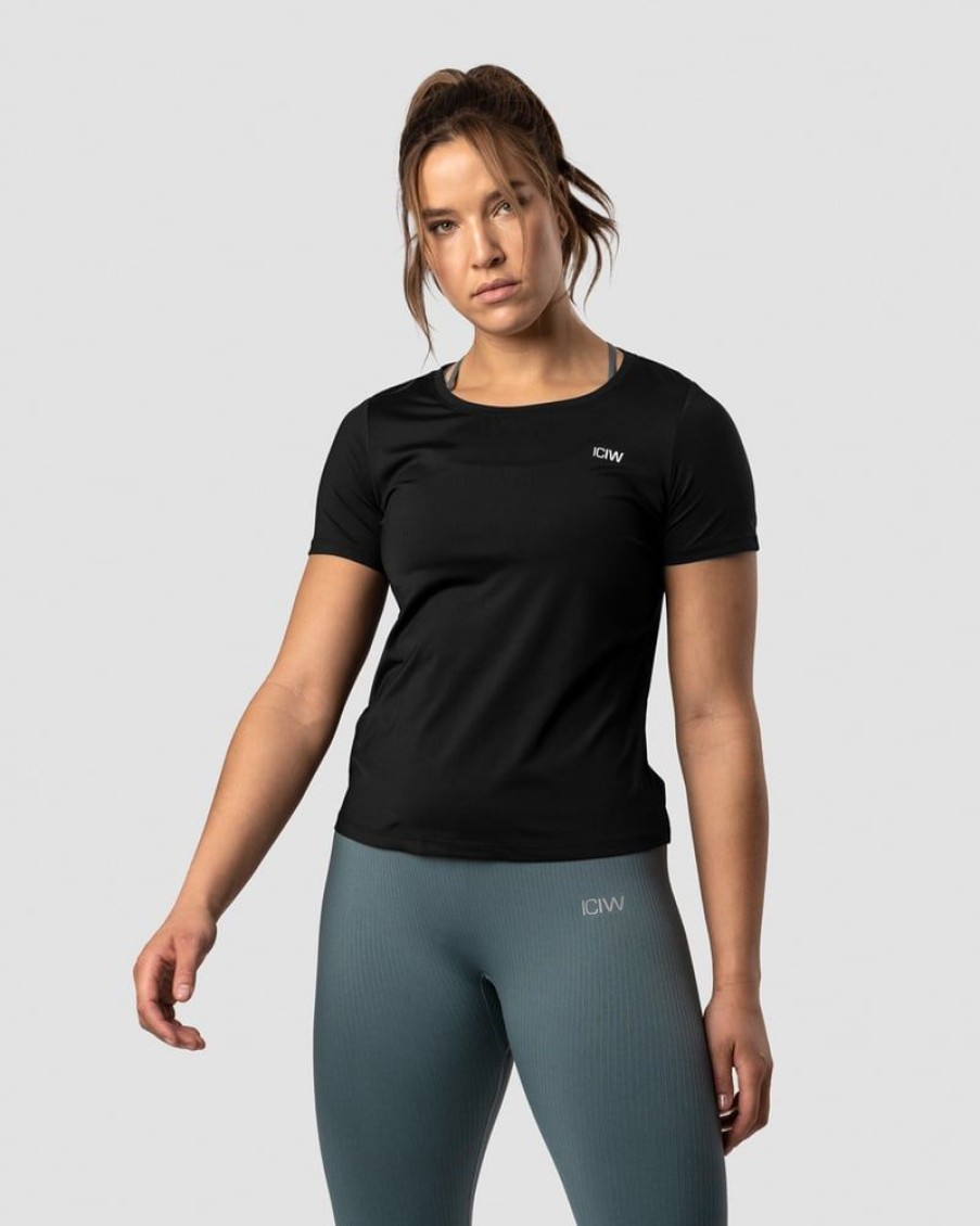 Naiset ICIW T-Paidat | Training T-Shirt Black Wmn