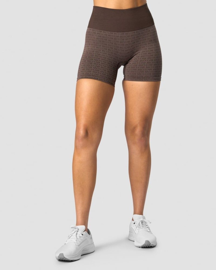 Naiset ICIW Seamless | Signature Seamless Shorts Dark Brown