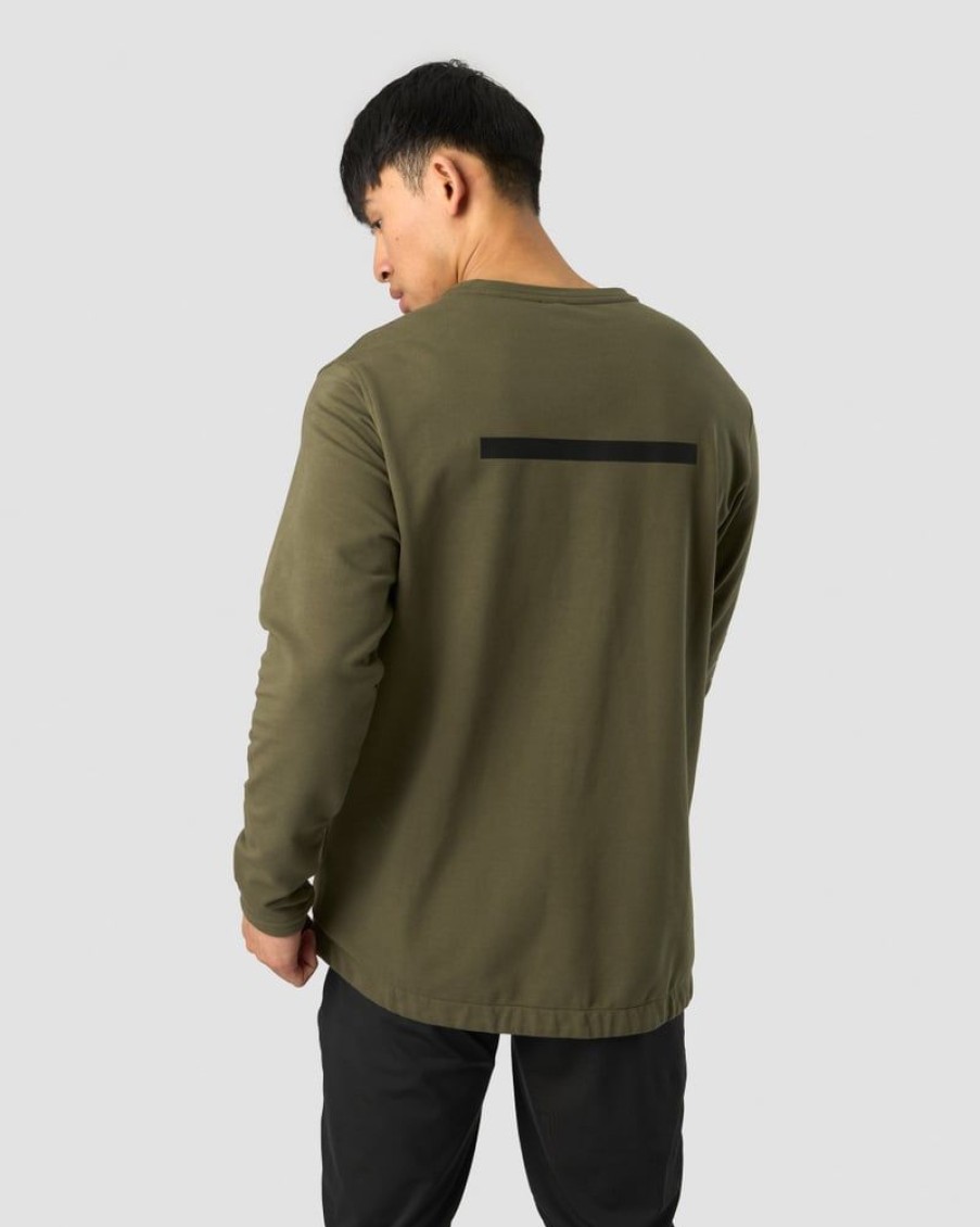 Miehet ICIW Pitkahihaiset Paidat | Stride Sweatshirt Men Dark Green