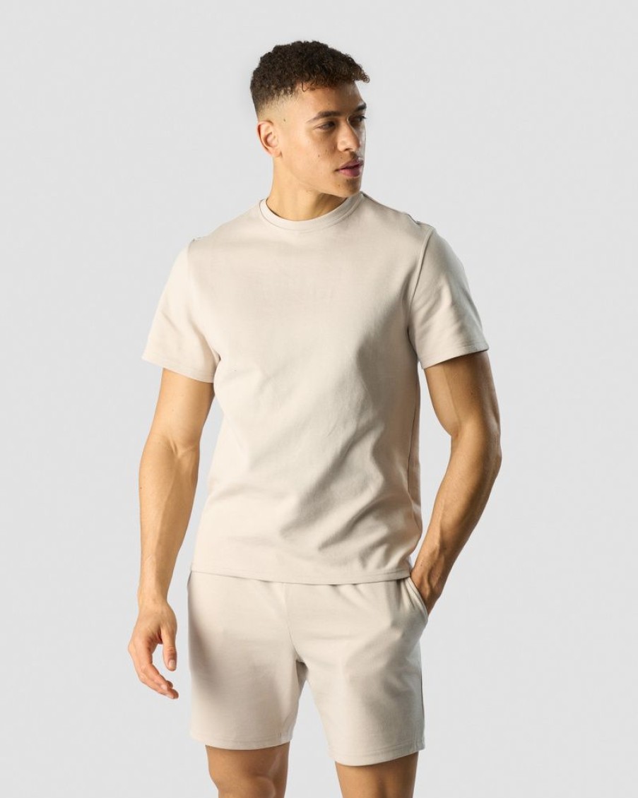 Miehet ICIW T-Paidat | Revive Heavy T-Shirt Men Beige