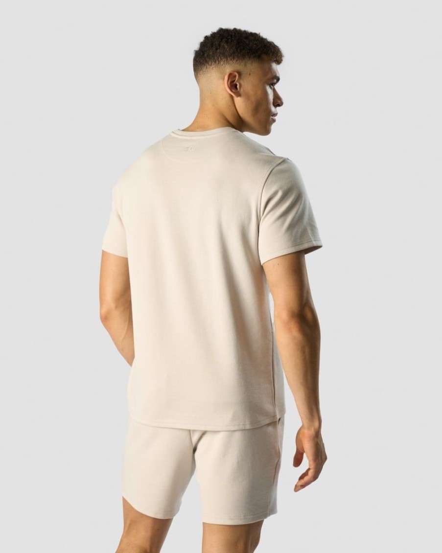 Miehet ICIW T-Paidat | Revive Heavy T-Shirt Men Beige