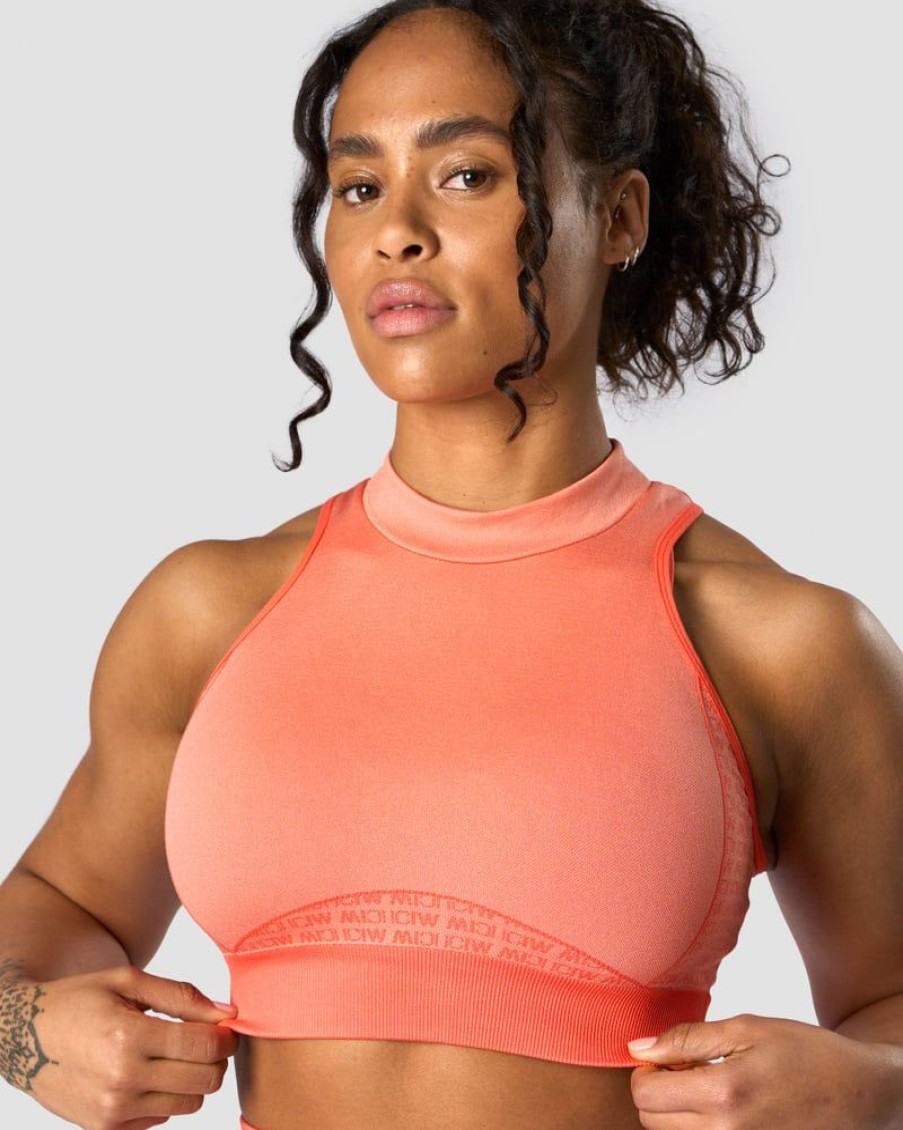 Naiset ICIW Seamless | Signature Seamless Cropped Tank Top Peach