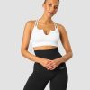 Naiset ICIW Urheiluliivit | Ribbed Define Seamless Strappy Bra White