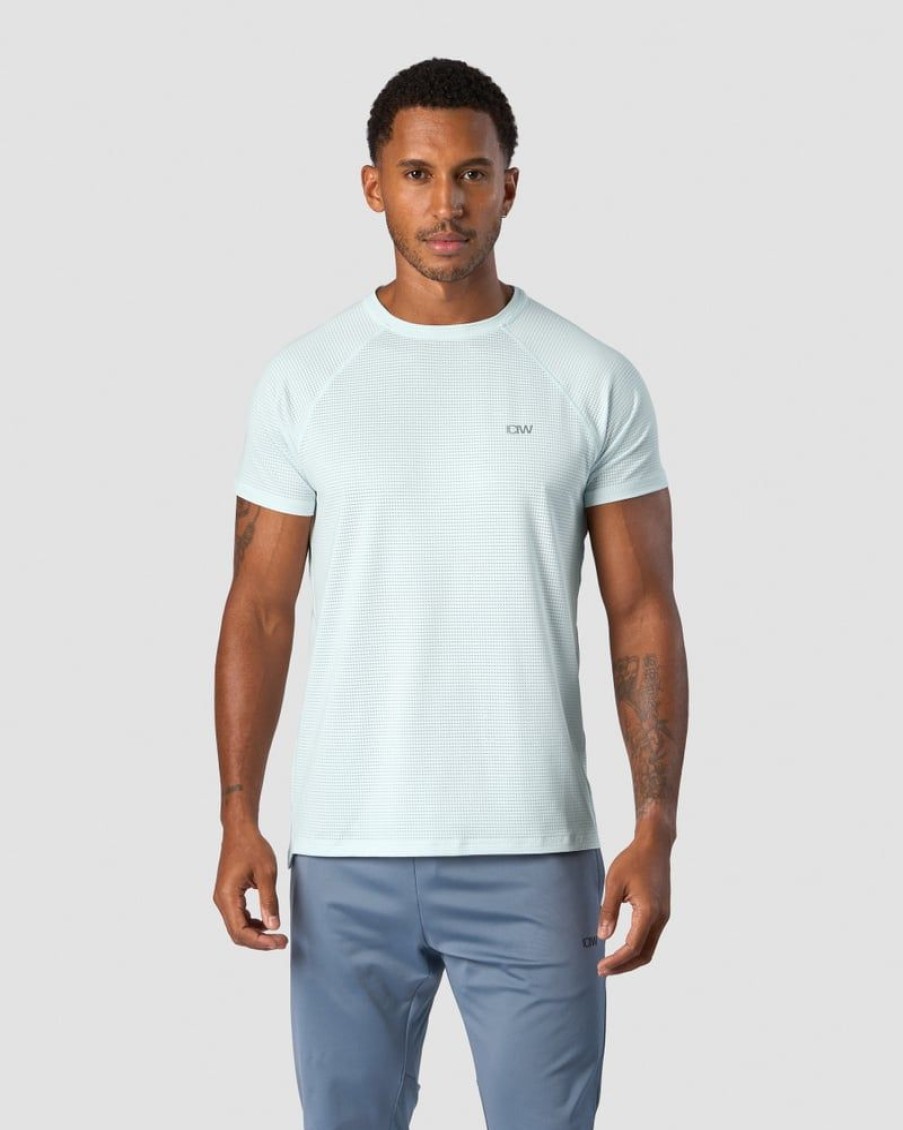 Miehet ICIW T-Paidat | Training Mesh T-Shirt Men Ice Blue