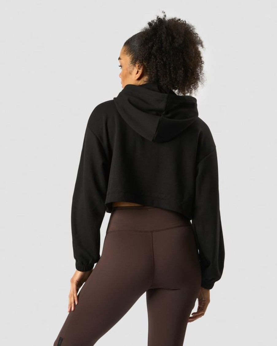 Naiset ICIW Pitkahihaiset Paidat | Stance Cropped Hoodie Wmn Black