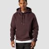 Miehet ICIW Pitkahihaiset Paidat | Everyday Hoodie Side Logo Men Burgundy