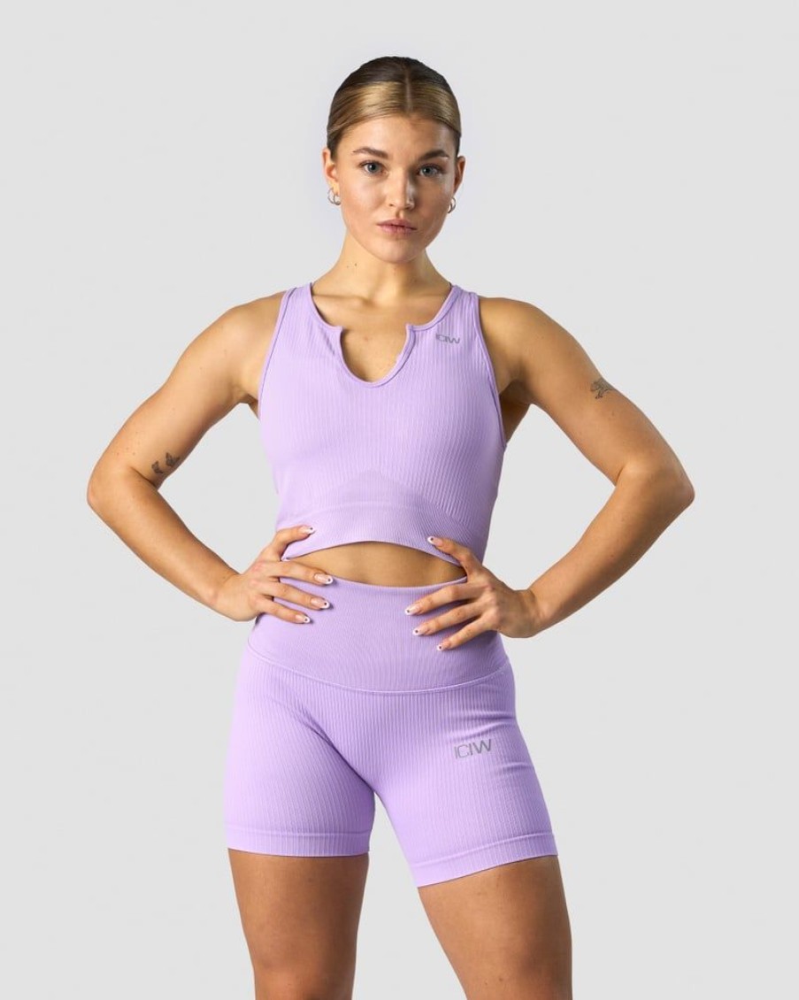 Naiset ICIW Seamless | Ribbed Define Seamless Tank Top Lavender