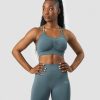 Naiset ICIW Urheiluliivit | Define Seamless Scrunch Sports Bra Jungle Green