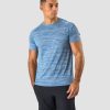 Miehet ICIW T-Paidat | Workout Mesh T-Shirt Men Dark Blue Melange