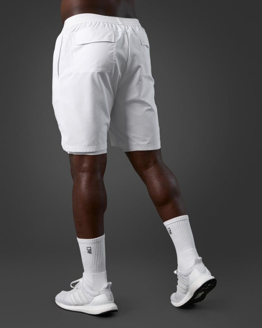 Miehet ICIW Shortsit | Reboot Tech 2-In-1 Shorts White