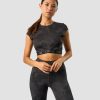 Naiset ICIW T-Paidat | Ultimate Training Cropped T-Shirt Black Camo