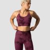 Naiset ICIW Urheiluliivit | Define Seamless Tie Dye Sports Bra Burgundy