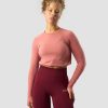 Naiset ICIW Pitkahihaiset Paidat | Define Cropped Adjustable Long Sleeve Dk Rose