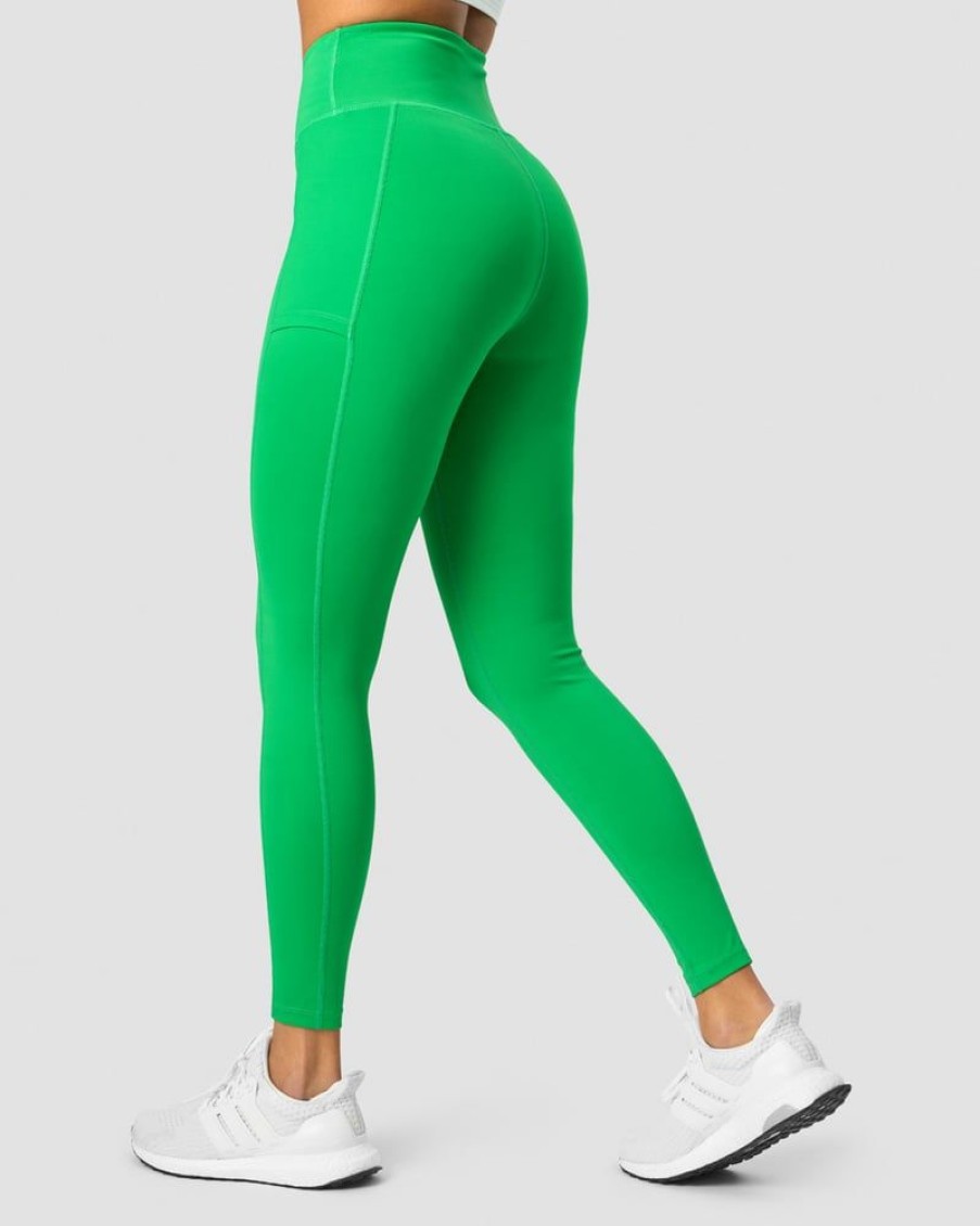 Naiset ICIW Trikoot & Leggingsit | Training Tights Bright Green