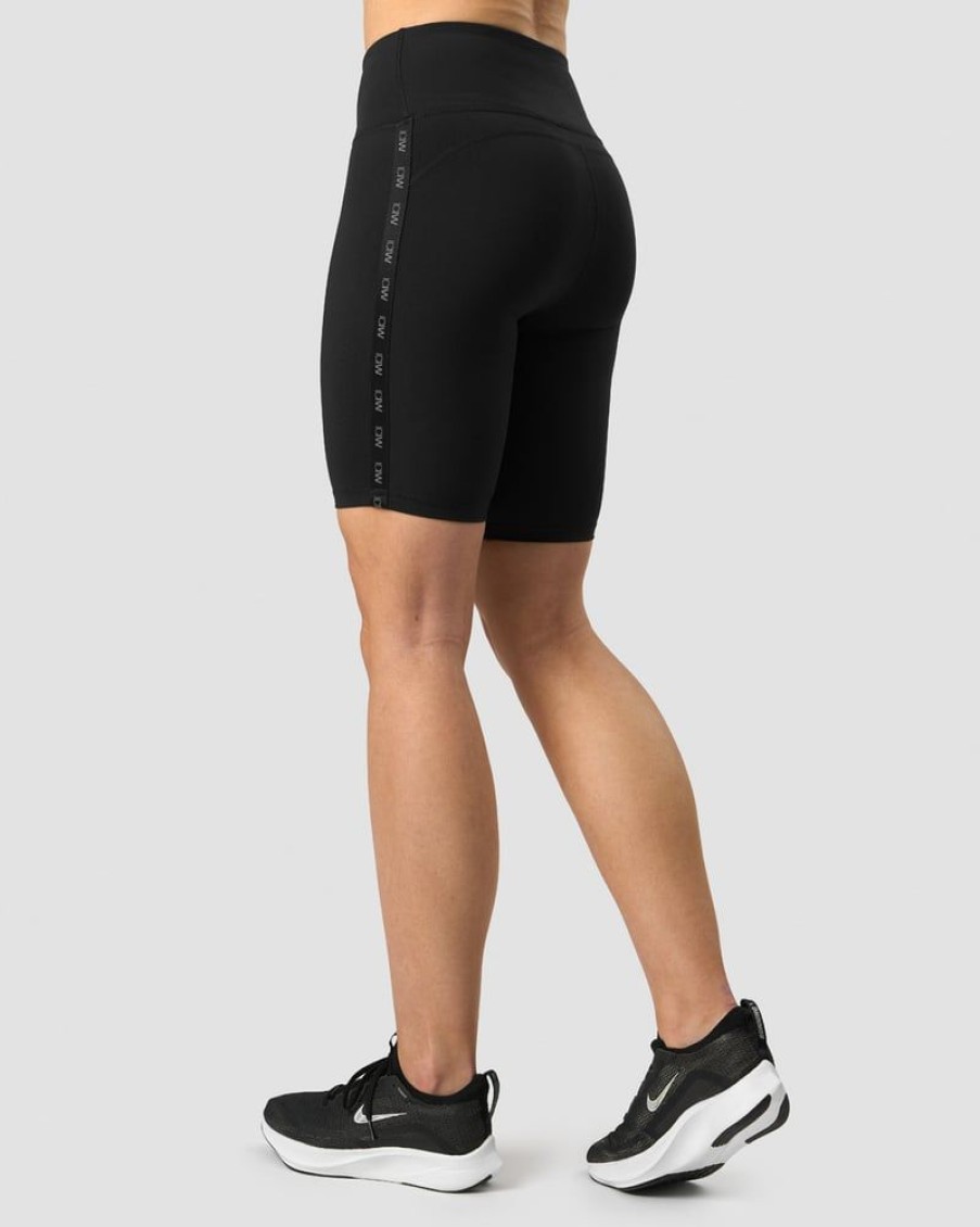 Naiset ICIW Shortsit | Ultimate Training Logo Biker Shorts Black