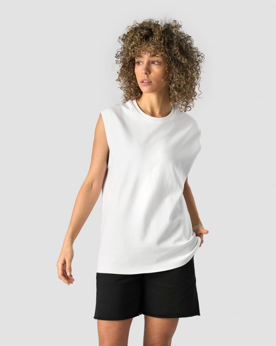 Naiset ICIW Topit | Unified Sleeveless T-Shirt White