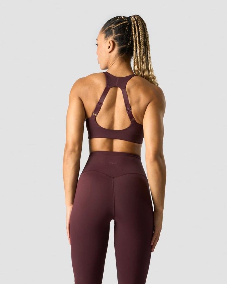 Naiset ICIW Urheiluliivit | Stride Sports Bra Burgundy