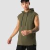 Miehet ICIW Topit | Stride Sleeveless Hoodie Men Dark Green