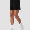 Naiset ICIW Shortsit | Soft Knit Oversized Shorts Black