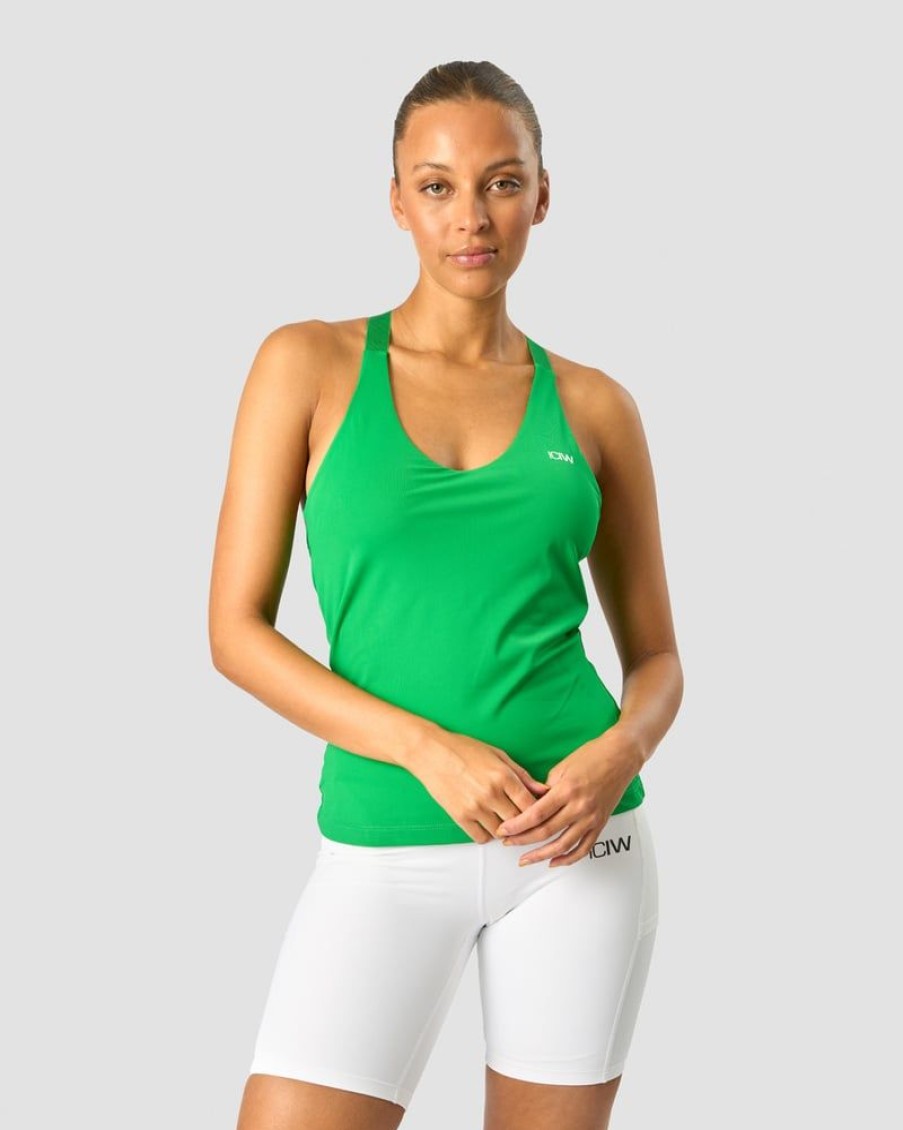 Naiset ICIW Topit | Smash 2-In-1 Tank Top Bright Green