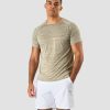 Miehet ICIW T-Paidat | Workout Mesh T-Shirt Men Light Green Melange