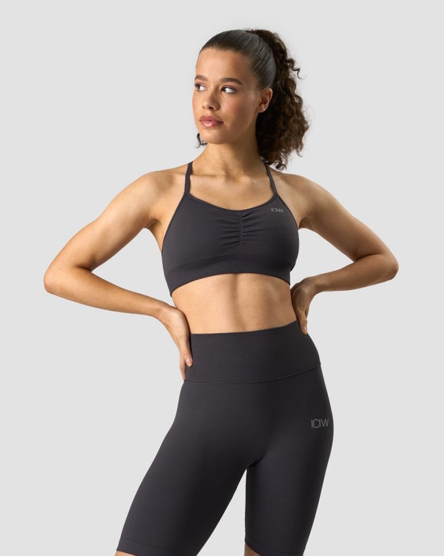 Naiset ICIW Urheiluliivit | Scrunch Seamless Sports Bra Graphite