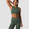 Naiset ICIW Urheiluliivit | Camo Seamless Sports Bra Green