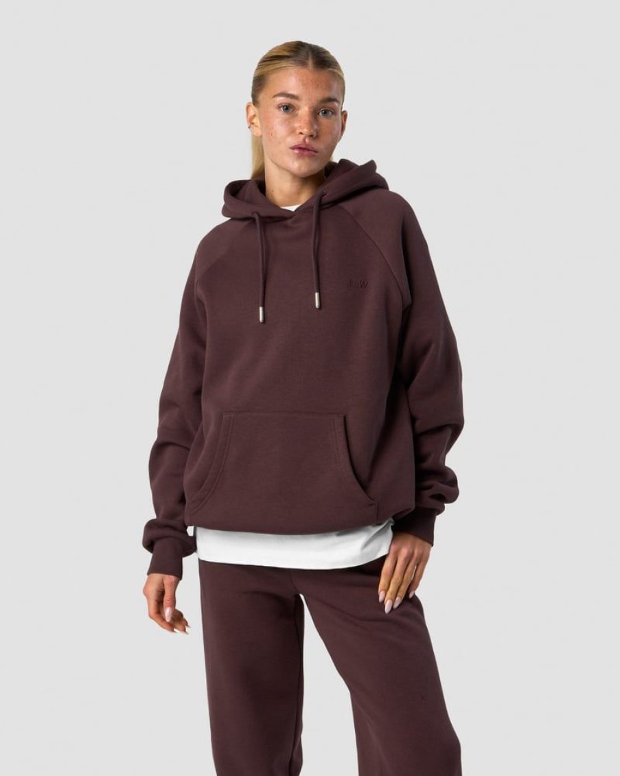 Naiset ICIW Pitkahihaiset Paidat | Everyday Hoodie Wmn Burgundy