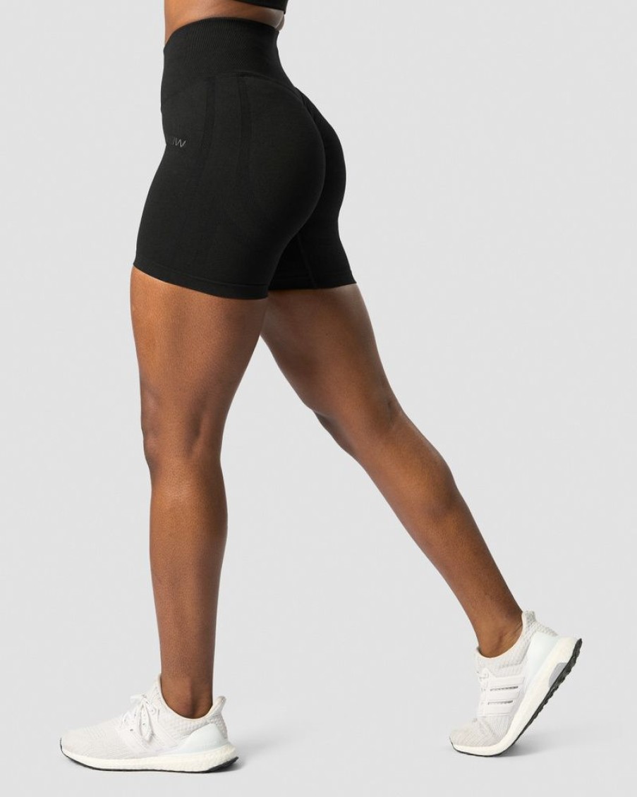 Naiset ICIW Seamless | Rush Seamless Shorts Black