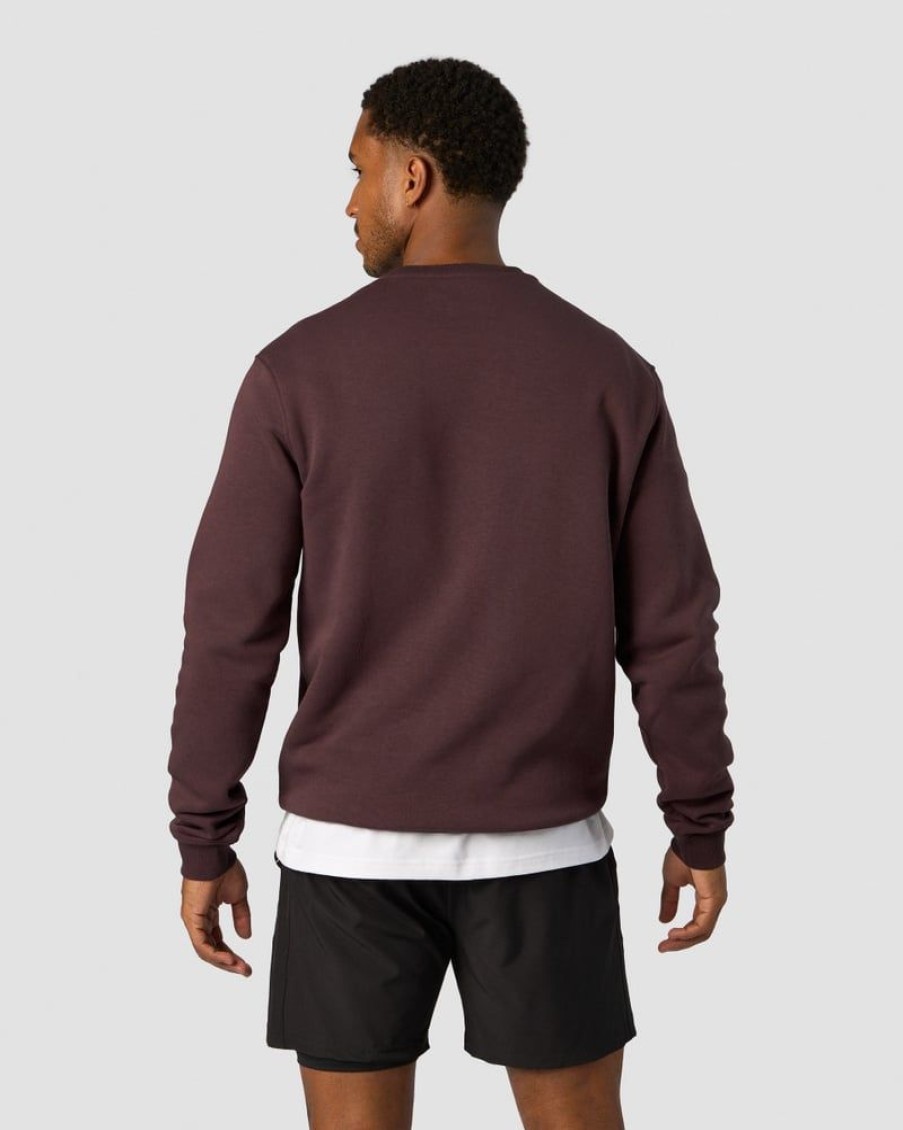 Miehet ICIW Pitkahihaiset Paidat | Everyday Crewneck Men Burgundy