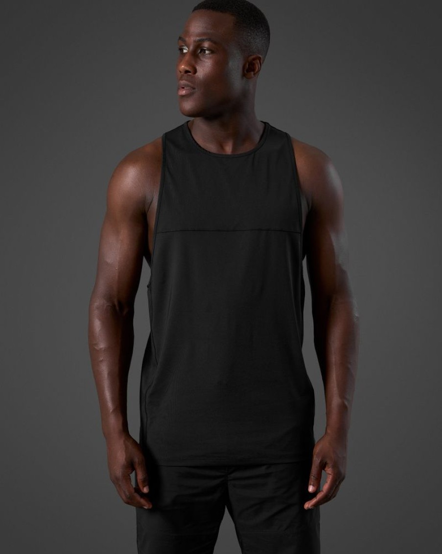 Miehet ICIW Topit | Reboot Stringer Top Men Black